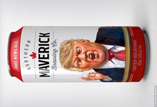 Fake News Ale: la birra canadese che sfotte Trump e tutti quelli che scrivono fesserie on line