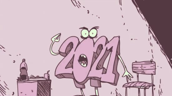 Il 2021 ha già gli attacchi di panico: il bilancio del 2020 di Zerocalcare. Video