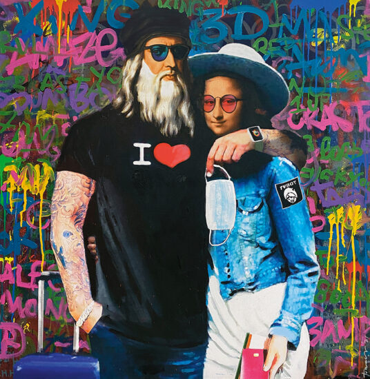 Le opere di Tvboy e la mostra gratuita al Mudec di Milano