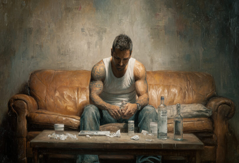 Immagine evocativa declino consumo cocaina stile anni 80 vs moderno